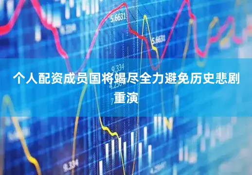 个人配资成员国将竭尽全力避免历史悲剧重演